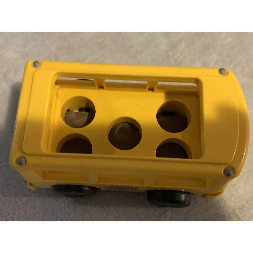 Fisher Price Nursery Mini School Bus Yellow Vintage 1978 #929‎ Little People